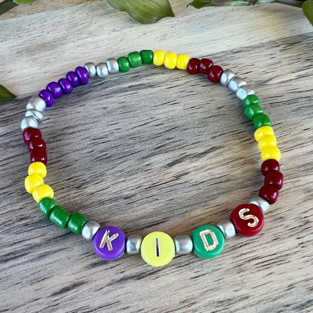 Mac Miller Inspired K.I.D.S. Beaded Bracelet | Elastic Fit | Seed Beads